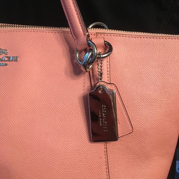 Coach Ava crossgrain leather shoulder petal pink - Picture 2 of 7